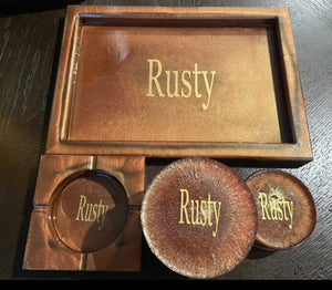 Rolling/Vanity Tray set